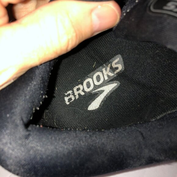 Brooks Mens Size 12.5 Black Blue Green Glycerin 15 Running Sneakers Shoes
